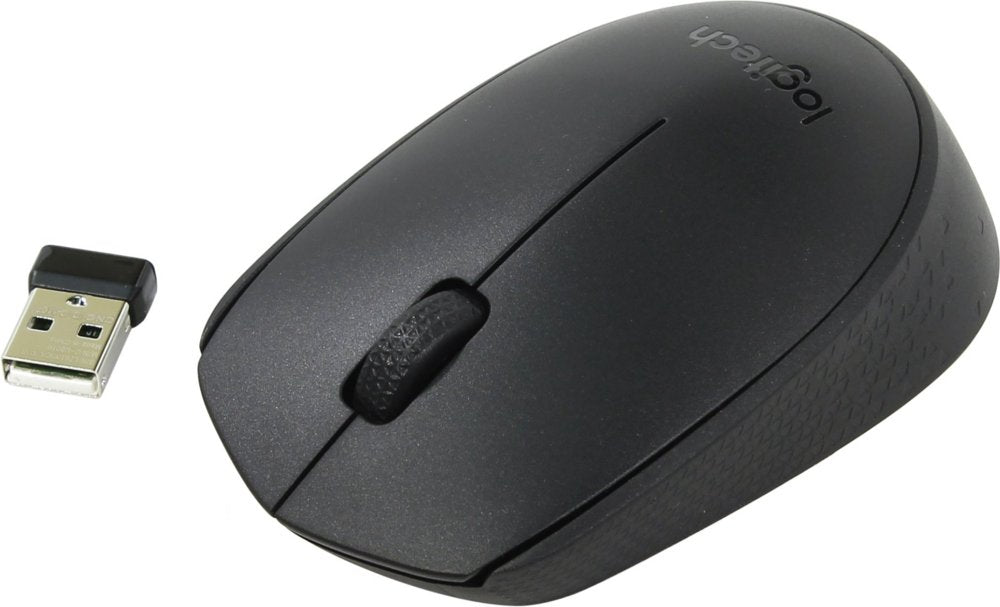 Logitech B170 | Draadloze Muis | Links- en Rechtshandig | RF | 1000 DPI | Zwart - Matmuis - Matmuis